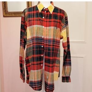 RALPH LAUREN fall plaid shirt